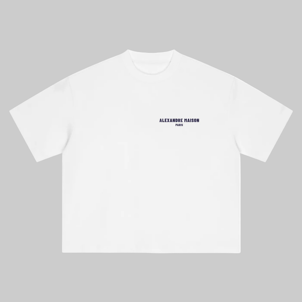 Alexandre Maison Signature Tee, Boxy Fit