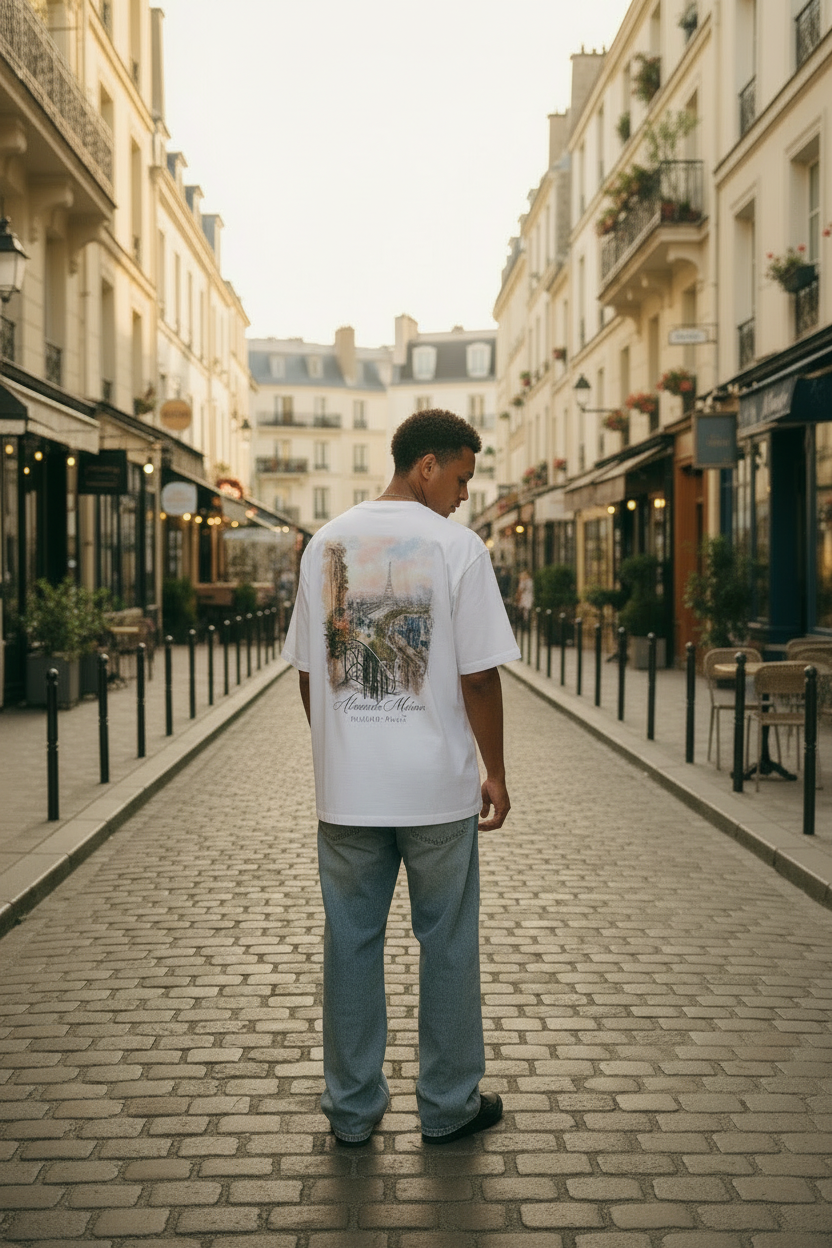Alexandre Maison Paris Watercolour Tee