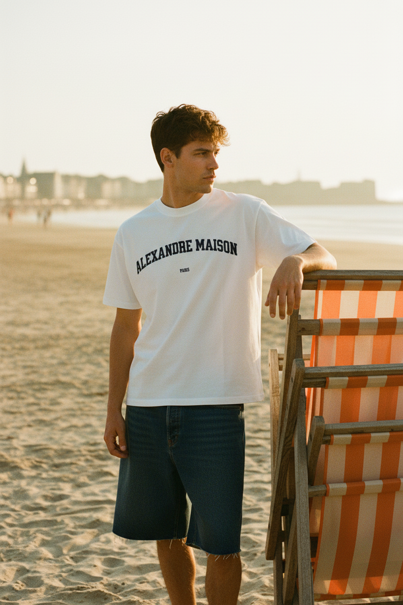 Alexandre Maison Signature Varsity Tee