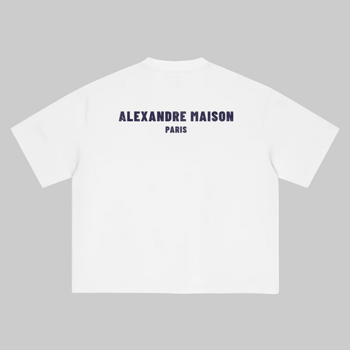 Alexandre Maison Signature Tee, Boxy Fit